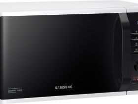 Микроволновая печь Samsung MG23K3515AW/BW с грилем, 23 л белый