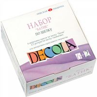 Набор акрила по шелку "Decola" Батик 6 цв +2 контура