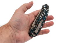 Складной нож Steelclaw Крыса Limited Edition 1 Red, сталь M390, рукоять карбон