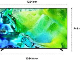 Телевизор Samsung 55" Neo QLED QN80H 4K, Процессор NQ4 AI Gen2, Smart ТВ (2026) QE55QN80HAUXPY титановый черный