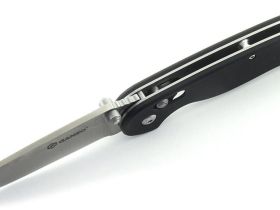 Складной нож Ganzo G727M, сталь 440C, туристический EDC нож, рукоять G10 черная