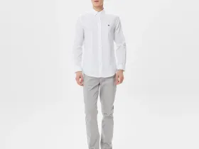 Мужская рубашка Lacoste приталенного кроя
