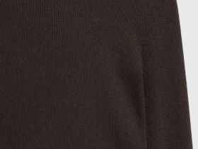 Приталенный джемпер с люрексом, Коричневый