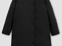 Пуховое пальто с капюшоном