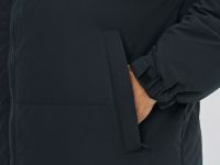 Утеплённая куртка с воротником-стойкой, Синий