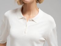 Легкий джемпер-поло прямого кроя