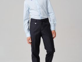 Брюки текстильные для мальчиков (regular fit)