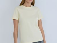 Базовая футболка из плотного хлопка, Желтый