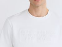 Футболка с объёмным принтом, Белый