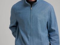 Легкий бомбер со льном