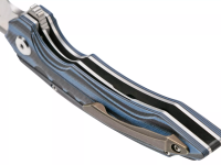 Складной нож Bestech Ornetta, сталь N690, рукоять черно-синяя G10/карбон