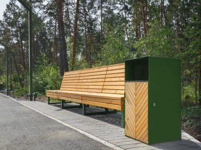 Для парка культуры и отдыха Якутска в исправительной колонии изготовили урны и скамейки