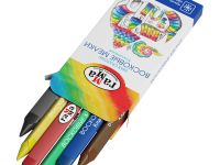 Набор мелков восковых Гамма "Классические" 6 цв, трехгранные, картон. упак., европодвес