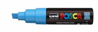 Маркер UNI "POSCA" PC-8K, до 8,0 мм, наконечник скошенный, цвет бирюзовый