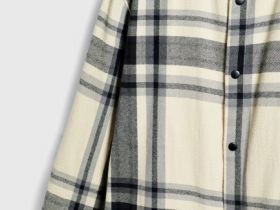 Рубашка в клетку, Бежевый