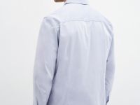 Рубашка из хлопкового сатина, Белый