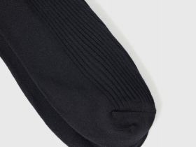 Носки в рубчик, Черный