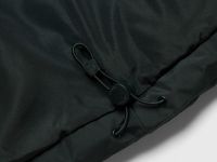 Утеплённая куртка с капюшоном и бесшовной стёжкой, Черный