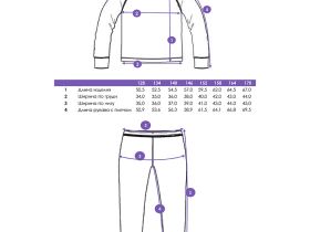 Термокомплект трикот. для девочек: фуфайка (футболка) с длин. рук, брюки для эпизод. использования