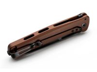 Складной нож LionSteel Skinny Aluminium, сталь MagnaCut, рукоять алюминий/микарта, коричневый/черный