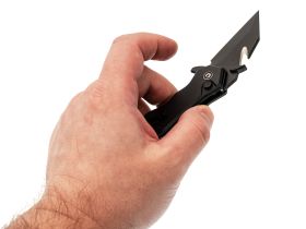 Складной нож-керамбит CIVIVI Amaroq, сталь Nitro-V, рукоять алюминий, черный