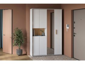 Шкаф-купе Бладвен 3-140x210 Белый
