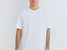 Футболка из плотного хлопка, Белый