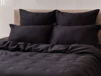 Постельное белье Black страйп-сатин I