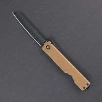 Нож Daggerr Higonokami blackwash, сталь VG-10, рукоять сталь, коричневый