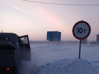 В Якутии открыли автозимник Улахан-Ан — граница Олекминского района