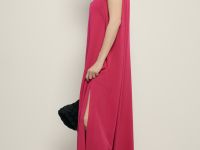 Сарафан макси свободного силуэта с боковым разрезом