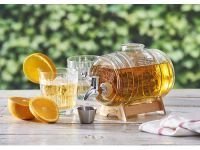 Kilner Диспенсер для напитков на подставке 1 л прозрачный Barrel Kilner