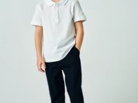 Поло для мальчиков, Белый