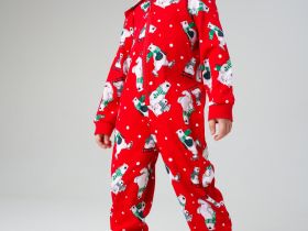 Пижама-комбинезон трикотажная унисекс для детей