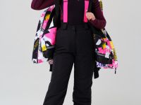 Куртка текстильная с полиуретановым покрытием для девочек