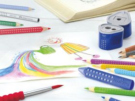 Набор карандашей акварельных Faber-castell "Colour Grip" 24 цв в картоне