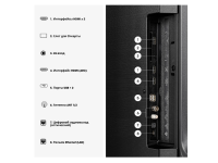 Телевизор Hisense 50E7S, 50", QLED 4K UHD, 60 Гц, Smart TV