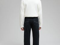 Утепленные джинсы straight fit мужские