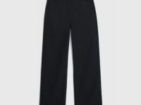 Прямые брюки из вельвета, Черный