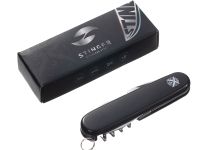 Нож перочинный Stinger 90 мм, 10 функций, черный