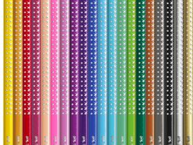 Набор карандашей цветных Faber-castell "Sparkle" 20 шт + точилка, в металлической коробке