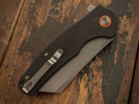 Складной нож CJRB Crag, сталь D2, рукоять G10, черный