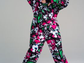 Комбинезон текстильный с полиуретановым покрытием для девочек