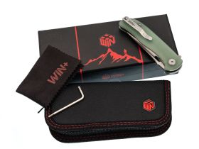 Складной нож Dr.Tech W3898GJ, сталь D2, рукоять G10, Jade