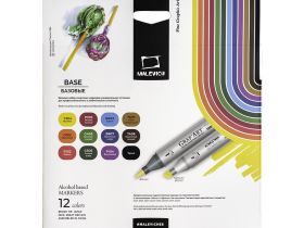 Набор маркеров спиртовых Малевичъ "GrafArt Brush" Базовый 12 цветов