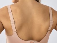 Бесшовный бюстгальтер с формованными чашками, Бежевый
