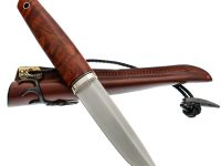 Нож финка Том малый, сталь N690, рукоять кап клена