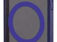 Чехол-накладка Keephone Mago Pro Magsafe для Apple iPhone 14 Pro пластиковый прозрачно-черный (синяя рамка)