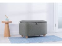 Банкетка Аймо Рогожка Серый