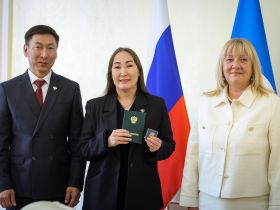 Награды вручили работникам Ленского бассейнового водного управления